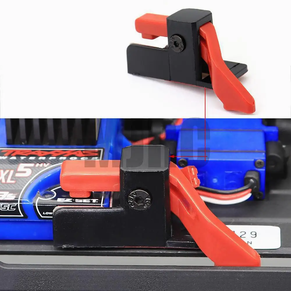 TOPRC TRX4 ESC простой пусковой механизм выключатель питания для Traxxas TRX-4 1/10 RC Trail Crawler