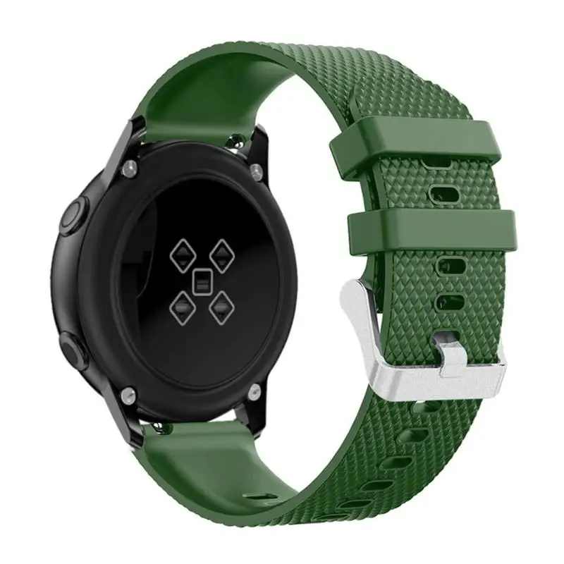 Замена силикона браслет ремешок для Garmin Forerunner 245 M/245/645(черный/белый/серый/армейский зеленый/темно-синий