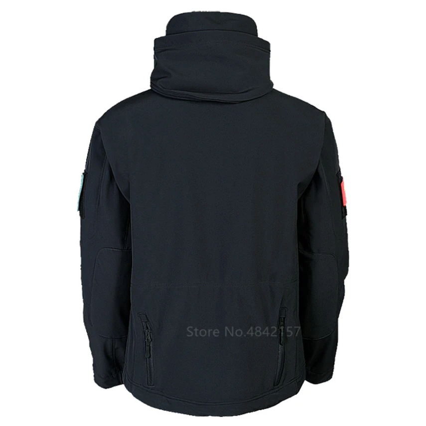 Куртка мужская Военная с капюшоном водонепроницаемая камуфляжная|Военный| |