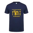 Мужская футболка с коротким рукавом Fix Repairman Mechanic Engineer, летняя модная футболка