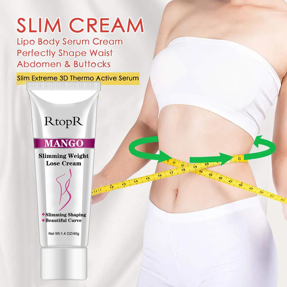 40g Mango Body Slimming Cream Cellulite Massage Health Promote Fat Burn Thin Waist Stovepipe Lose Weight Care |