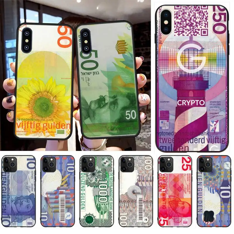 HPCHCJHM голландский гульден деньги Мягкий силиконовый чехол для телефона iPhone 11 pro XS