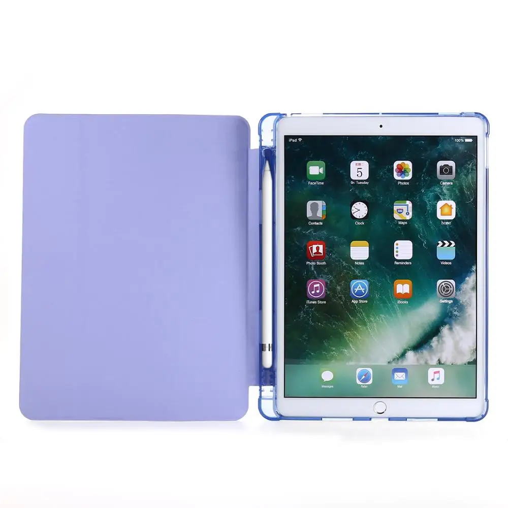 Тонкий чехол для планшета iPad Air 3 с держателем стилуса из 2019 искусственной кожи