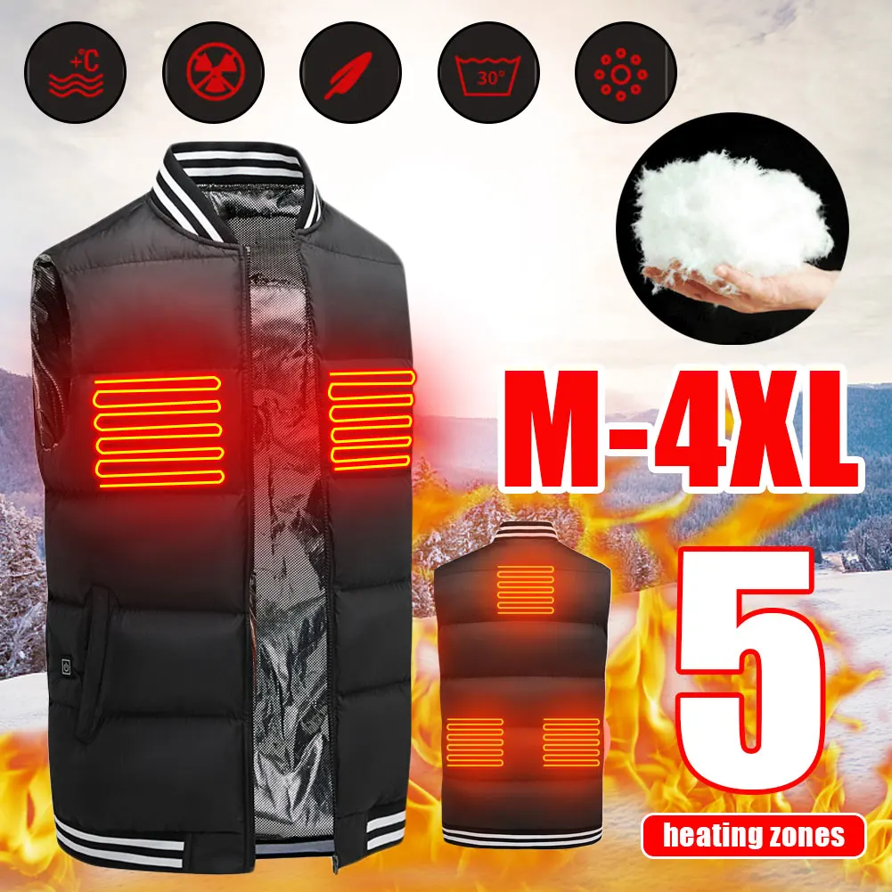 

Smart Heating Vest with USB Charging Heating Vest Men and Women of the Same Style Outdoor Board Fishing Warm Clothing Thick