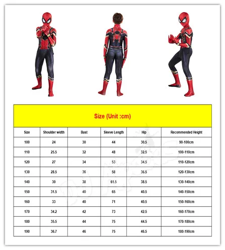 2021 Железный Человек-паук косплей Удивительный костюм на Хэллоуин Питер Паркер