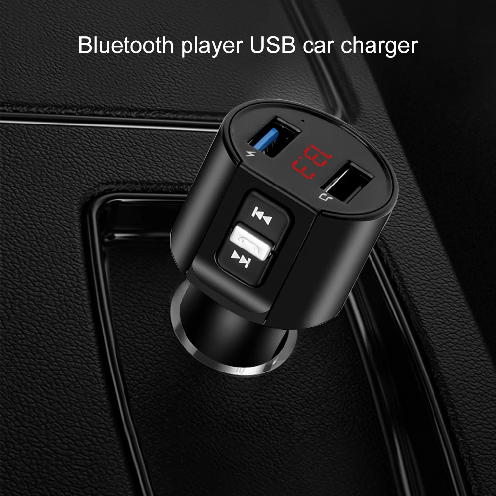 

Автомобильный Bluetooth 5,0 FM передатчик Беспроводной громкой связи Bluetooth гарнитура для Авто Аудио приемник авто MP3 плеер 3.1A Dual USB быстрой Зарядно...