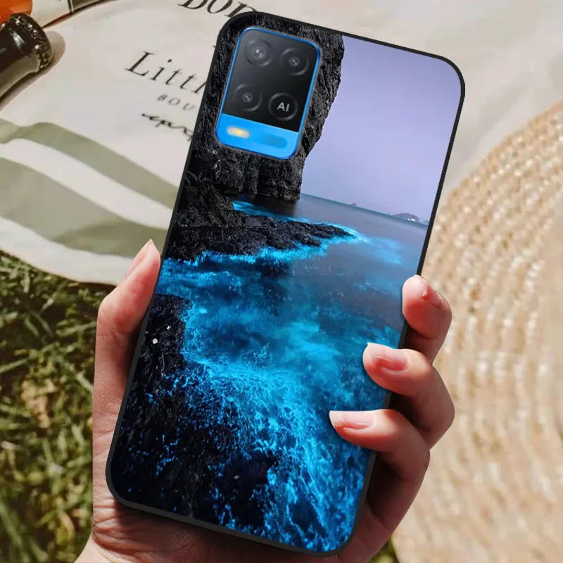 For Oppo A54 Case Phone Cover Soft Silicone TPU Back Cases for Oppo A54 4G Case 6.51'' CPH2239 Coques for OPPOA54 A 54 Global