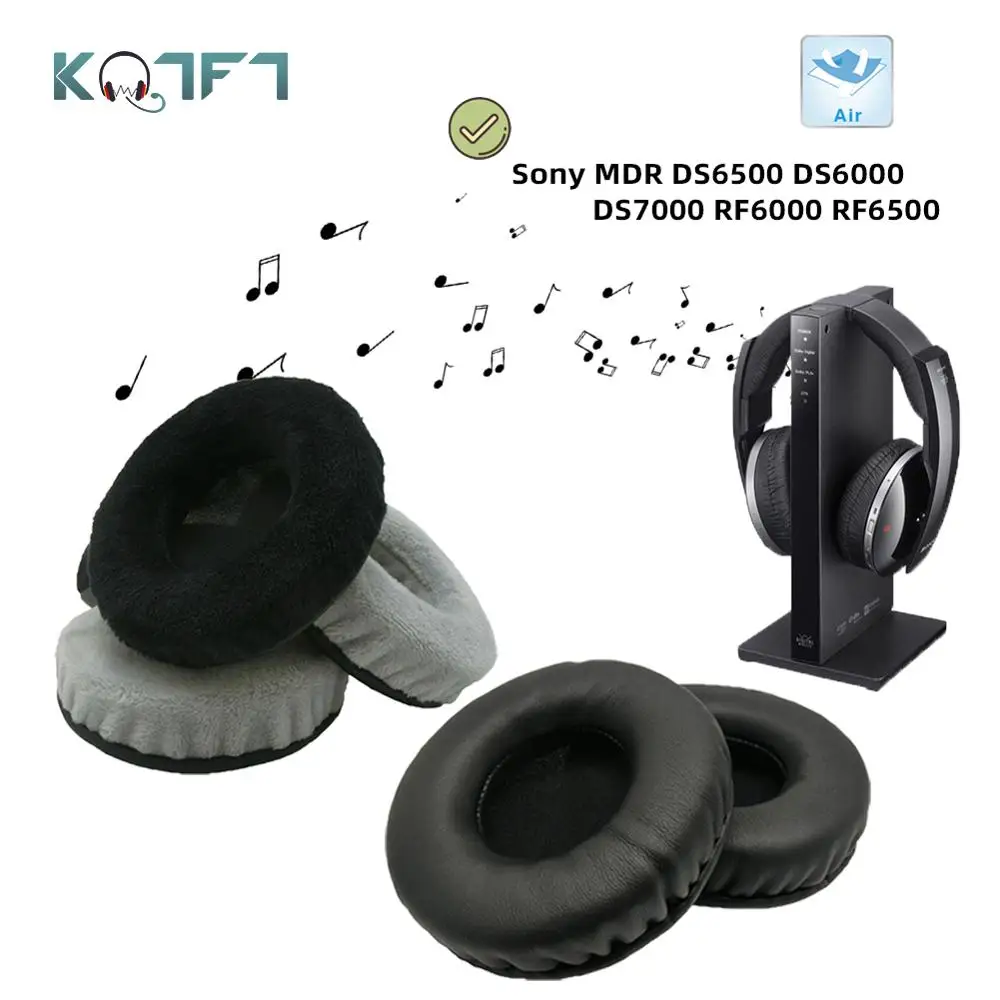 

KQTFT Replacement Ear Pads for Sony MDR DS6500 DS6000 DS7000 RF6000 RF6500 Headset EarPads Earmuff Cover Cushion Cups