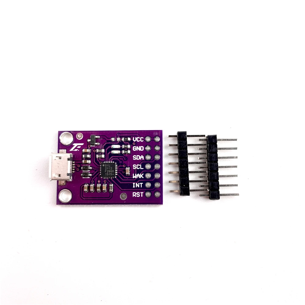 Плата фиксации CP2112 USB к SMBus I2C модуль связи 2 0 MicroUSB 2112 набор для оценки | Отзывы и видеообзор