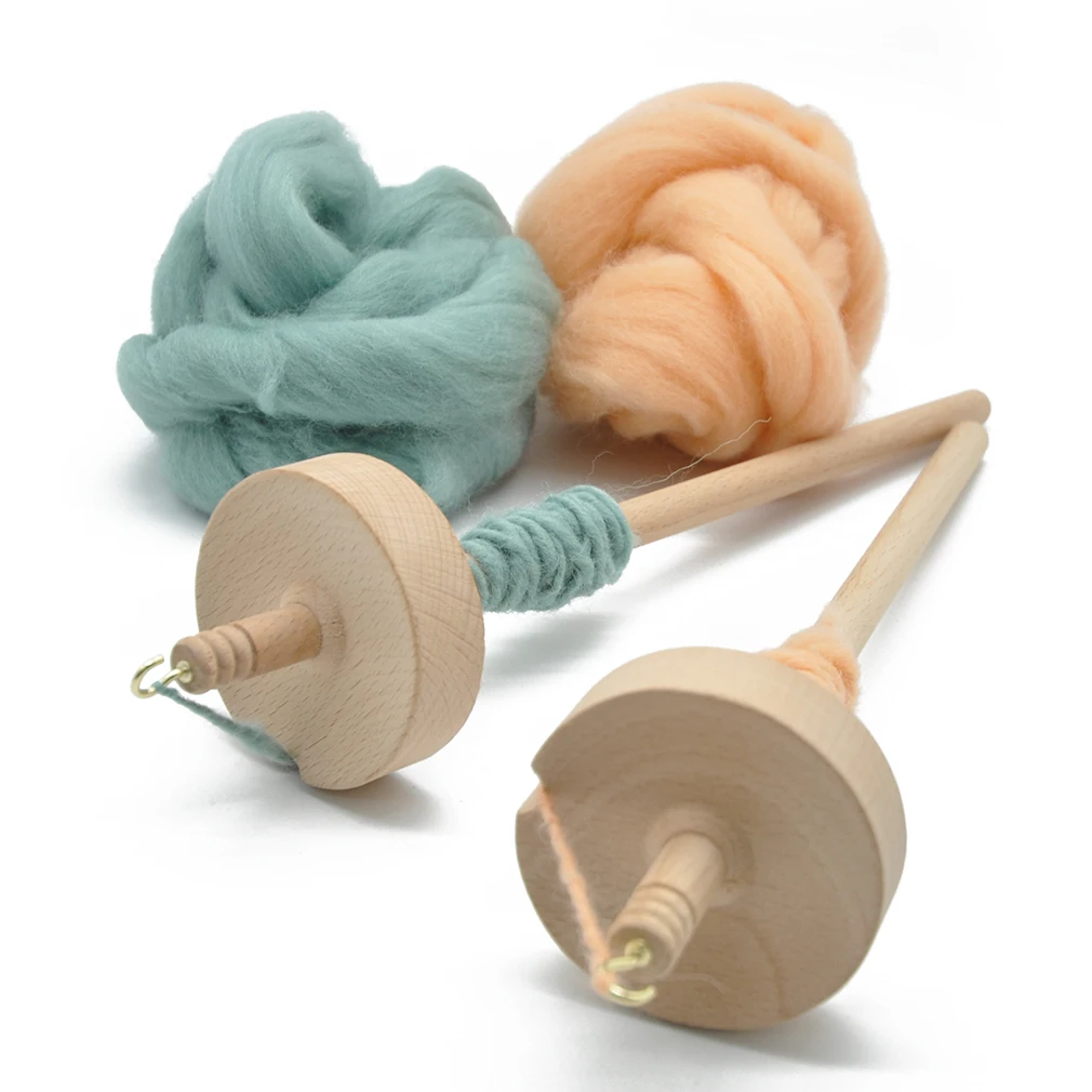 

Drop Spindle Top Whorl Yarn Spin Hand Carved Wooden Tool Gift For Beginners Woodworking Tools