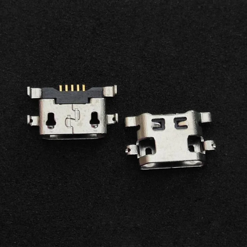 

100PCS Micro USB JACK Charge Charging Connector Plug Dock Socket Port For Alcatel OT4033 4033 7040n OT7040 OT6012 6012 6035 G7