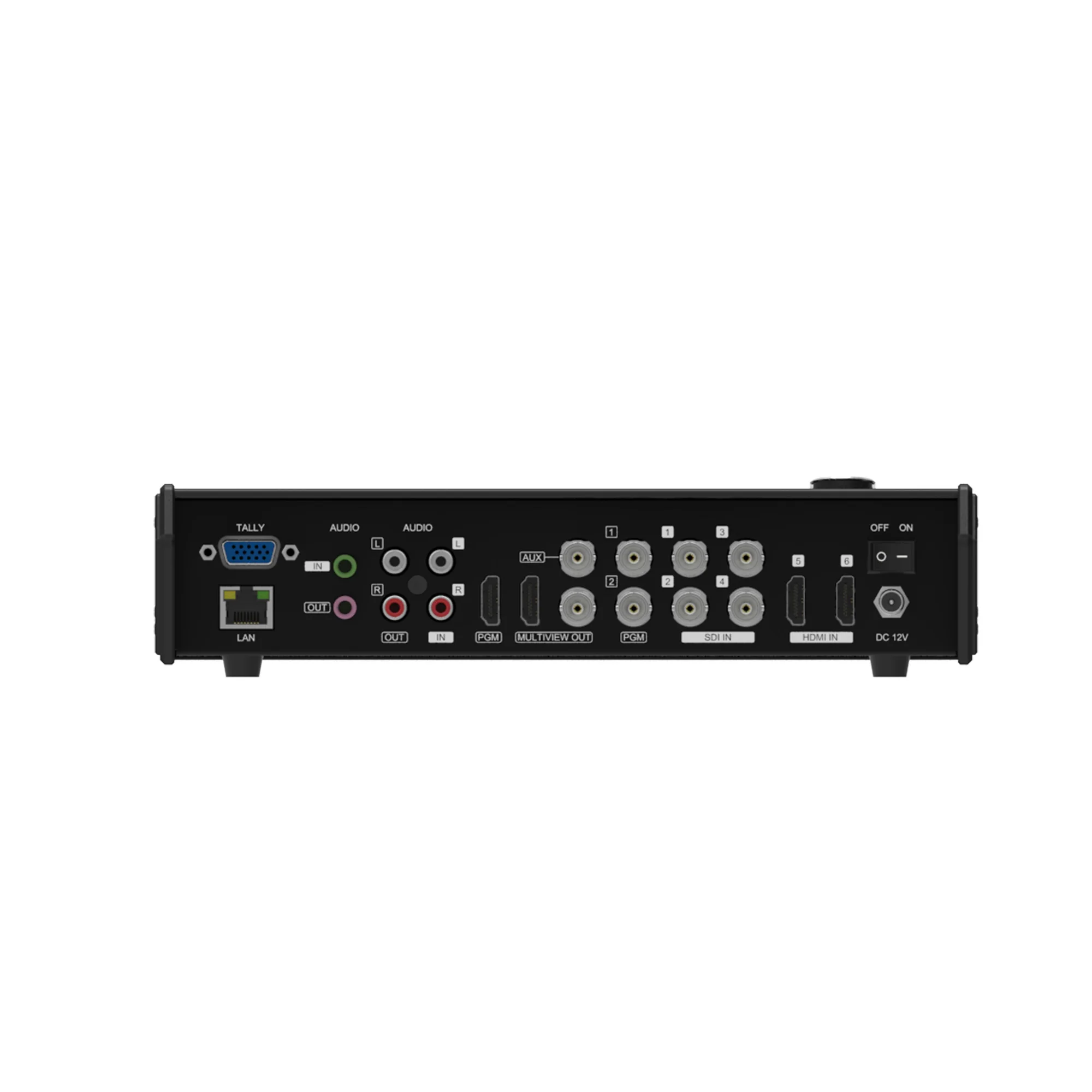 Многоформатный видеокоммутатор Avmatrix VS0601 Mini 6CH SDI/HDMI с интерфейсом GPIO для системы
