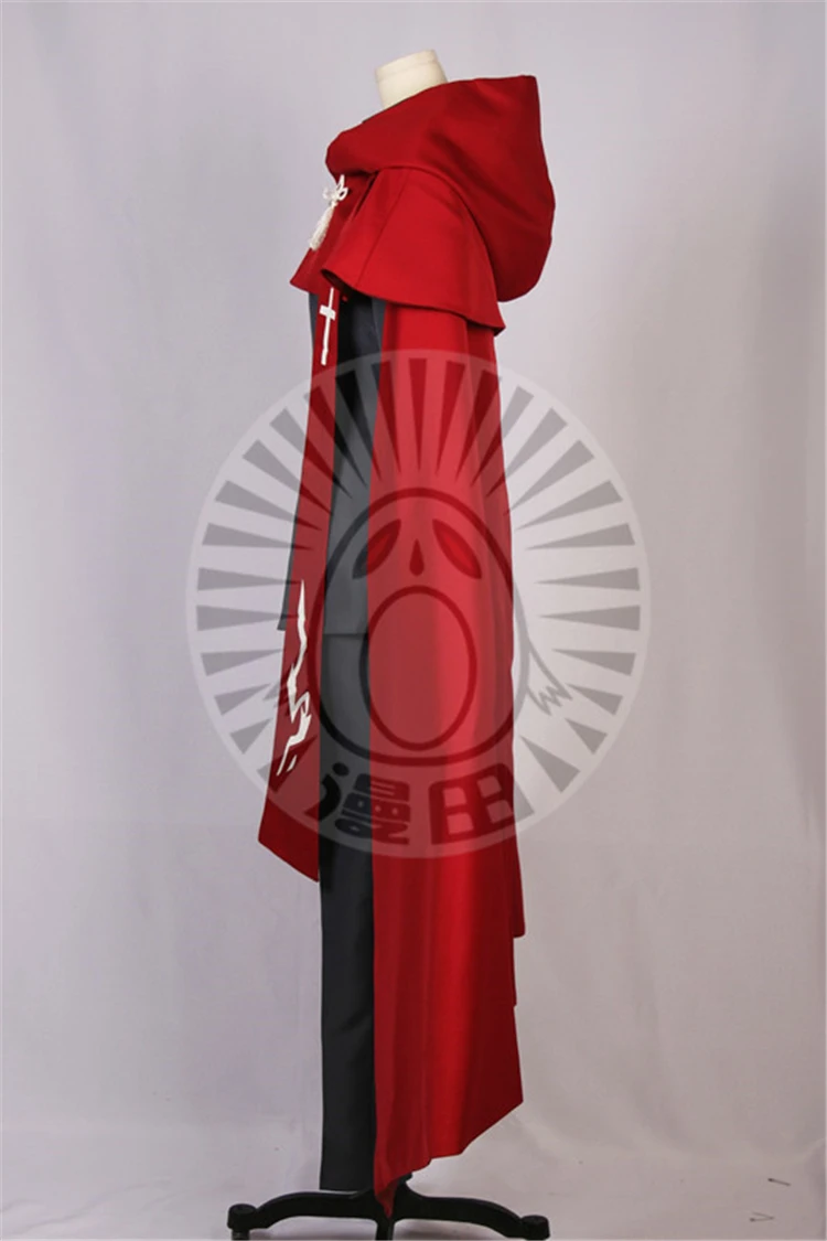 Аниме Fate Apocrypha FGO Amakusa Shirou Tokisada Косплей Костюм накидка красная подсветка костюм на