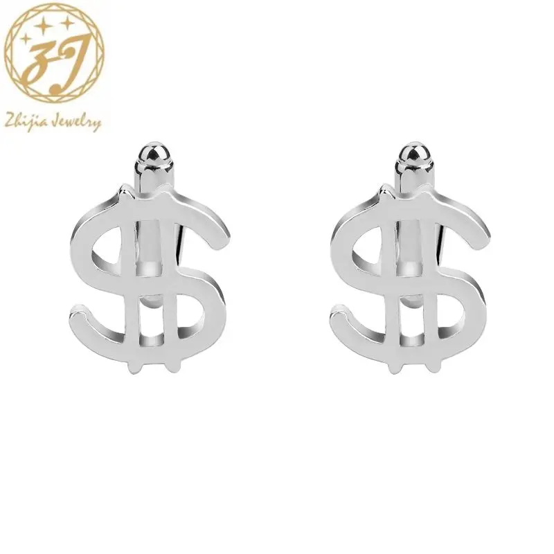Zhijia серебряный цвет доллар нот Богатые Деньги мужские аксессуары для костюма