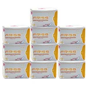 Прокладки женские гигиенические с бамбуковым углем, 150 шт.