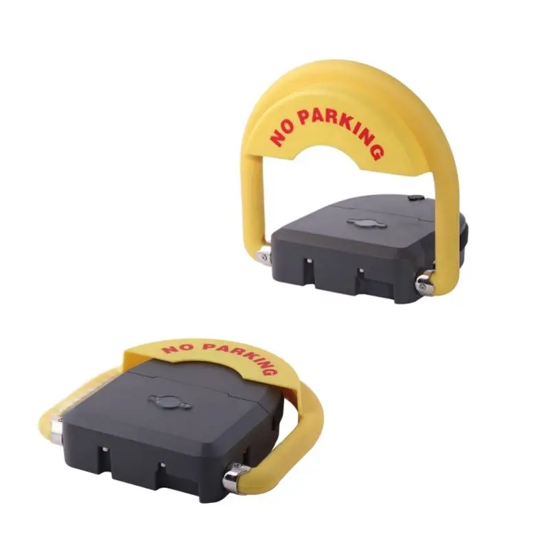 Нержавеющий и прочный Аккумуляторный смарт-замок для парковки серый красный