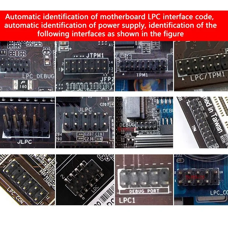 

TL460S Diagnostics Card,Analyzer Diagnostic Card for Laptop Desktop Black Motherboard Tester Motherboard