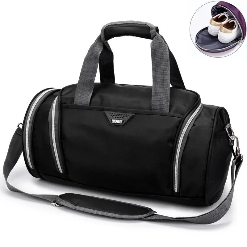 

Waterproof Gym Bags Men Women Cylinder Travel Luggage Crossbody Bag Fashion High Quality Sport Overnight Duffle Handbag S059