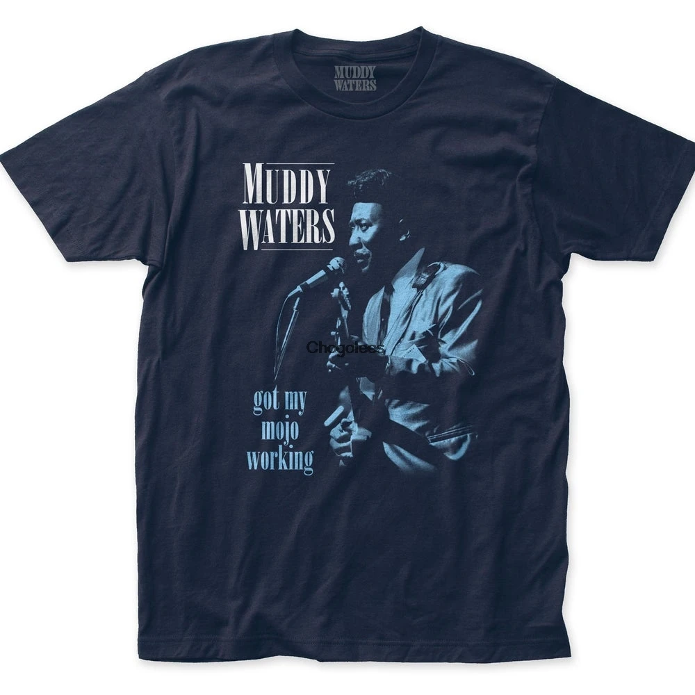 Мягкая футболка из 301 хлопка (MW02) темно-синего цвета | Мужская одежда