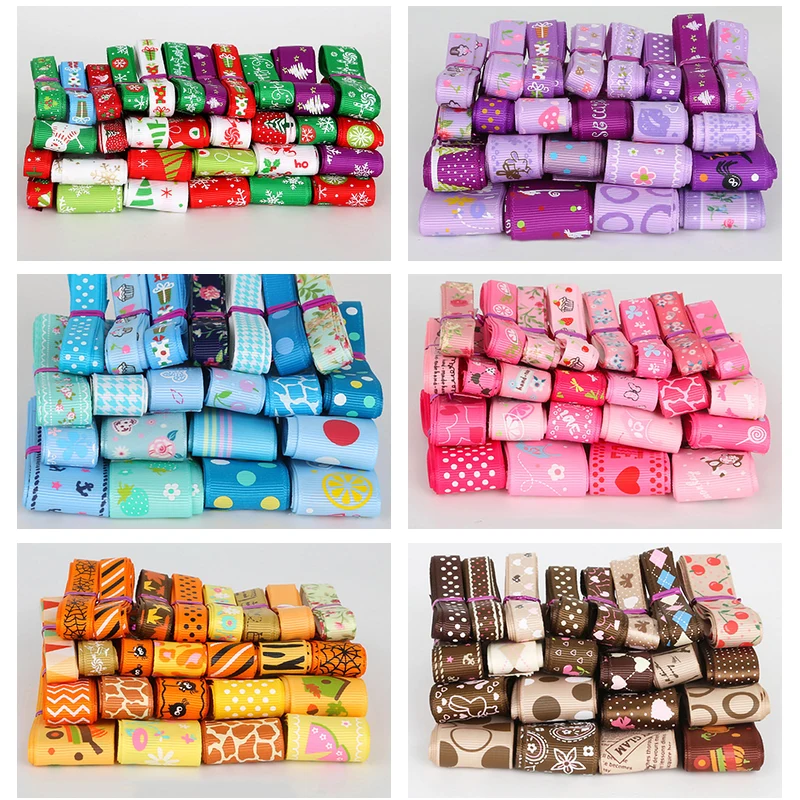 Лента для шитья платья в горошек рождественской отделки случайный цвет JA117 -