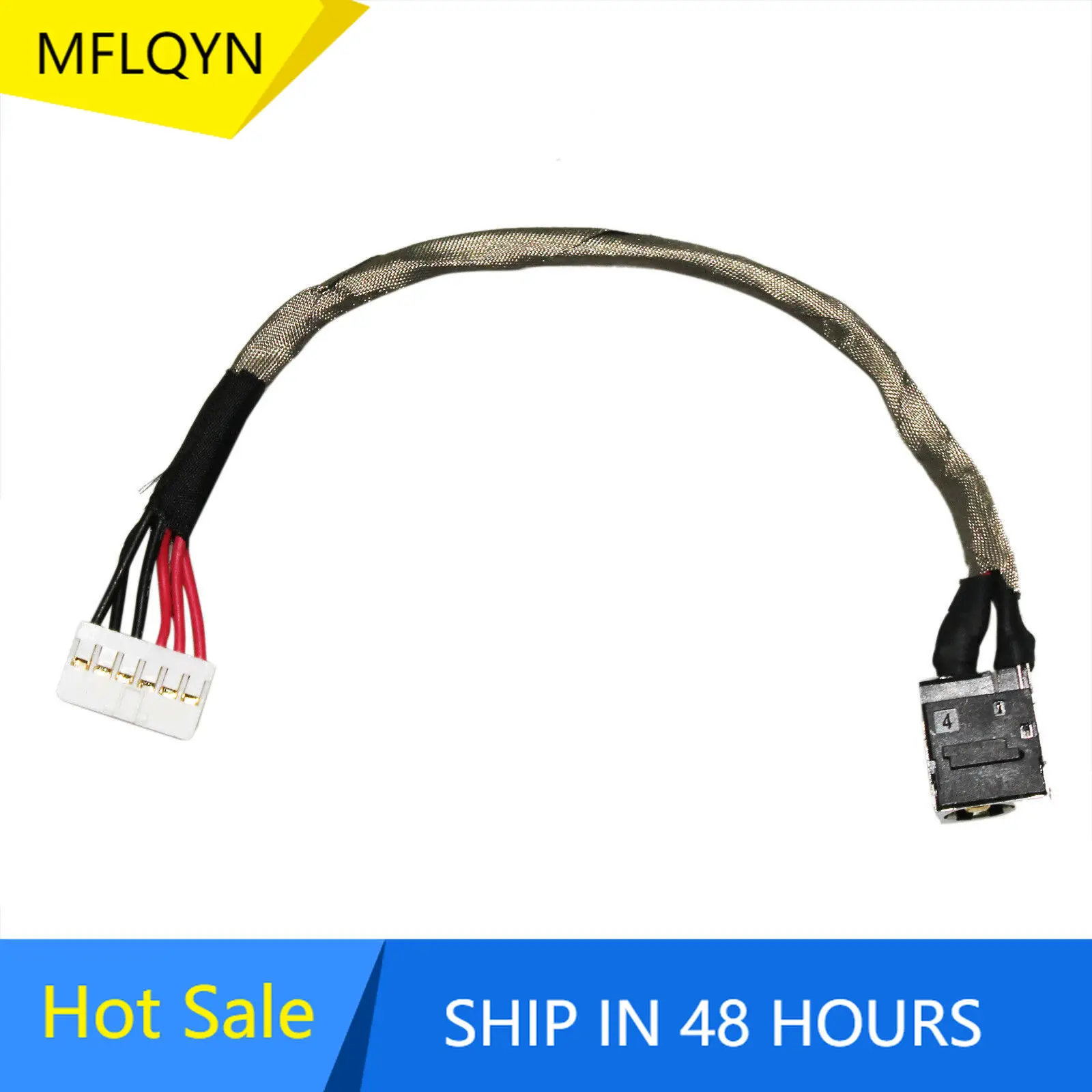 

For MSI GL62 6QF-628 DC Power Jack Cable Socket K1G-3006022-V03 K1G-3006022-H39