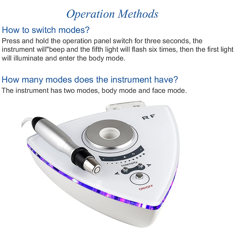 Новейшая RF радиочастотная омоложение кожи удаление морщин Красота машина