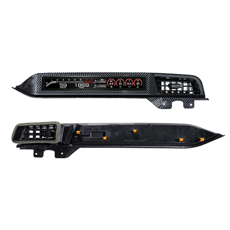 

For Ford Mustang Shelby 2015-2020 Co.driver display racing instrument meter dashboard Copilot LCD Passenger Speed Meter