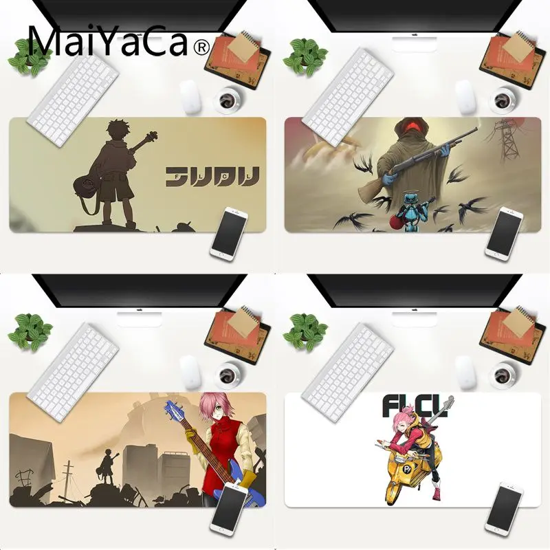

Аниме FLCL в наличии коврик для мыши Высокое качество DIY картина с кромкой Размер блокировки для 300x900x2 мм