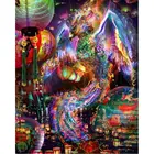 Diy 5d алмазная картина крестом квадратные Стразы полная Алмазная вышивка со стразами в форме феникса мозаичное ремесло