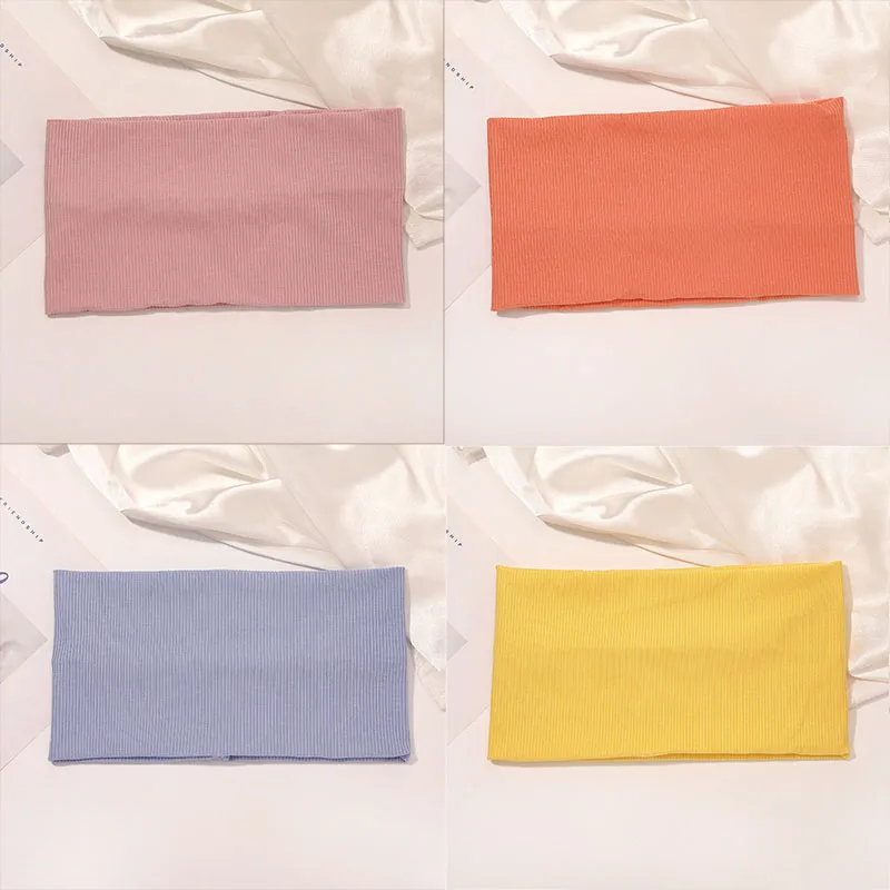 

1PCS Sports Yoga Accessory Dance Biker Wide Headband Stretch Ribbon Knitted High Quality Yoga Hair Bands Sport Elastic Headbands