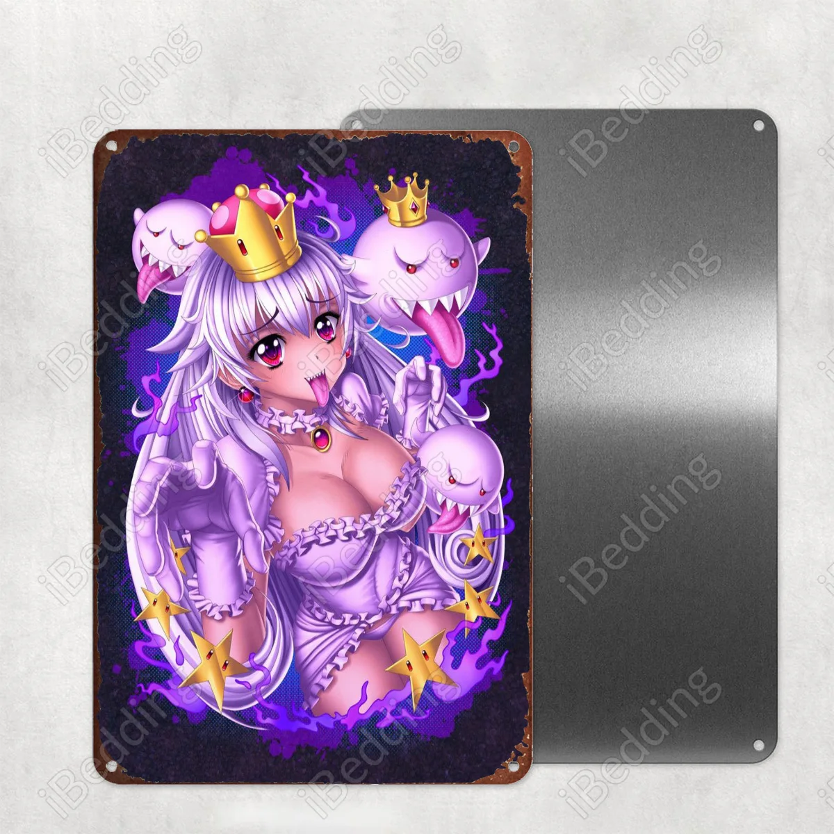 

Anime Waifu Princess 2 Metal Poster Sign Home Bar Decoration Iron Painting Personalized Pub Club Industrial Decor