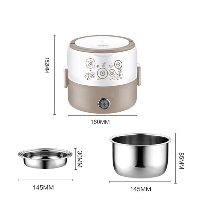 Автоматический Электрический Ланч бокс 220 В офисная школьная мини рисоварка