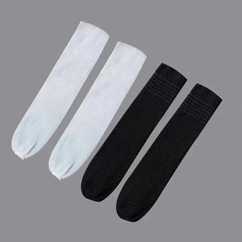2000pairs white black colors socks disposable one time try on free shipping | Спорт и развлечения