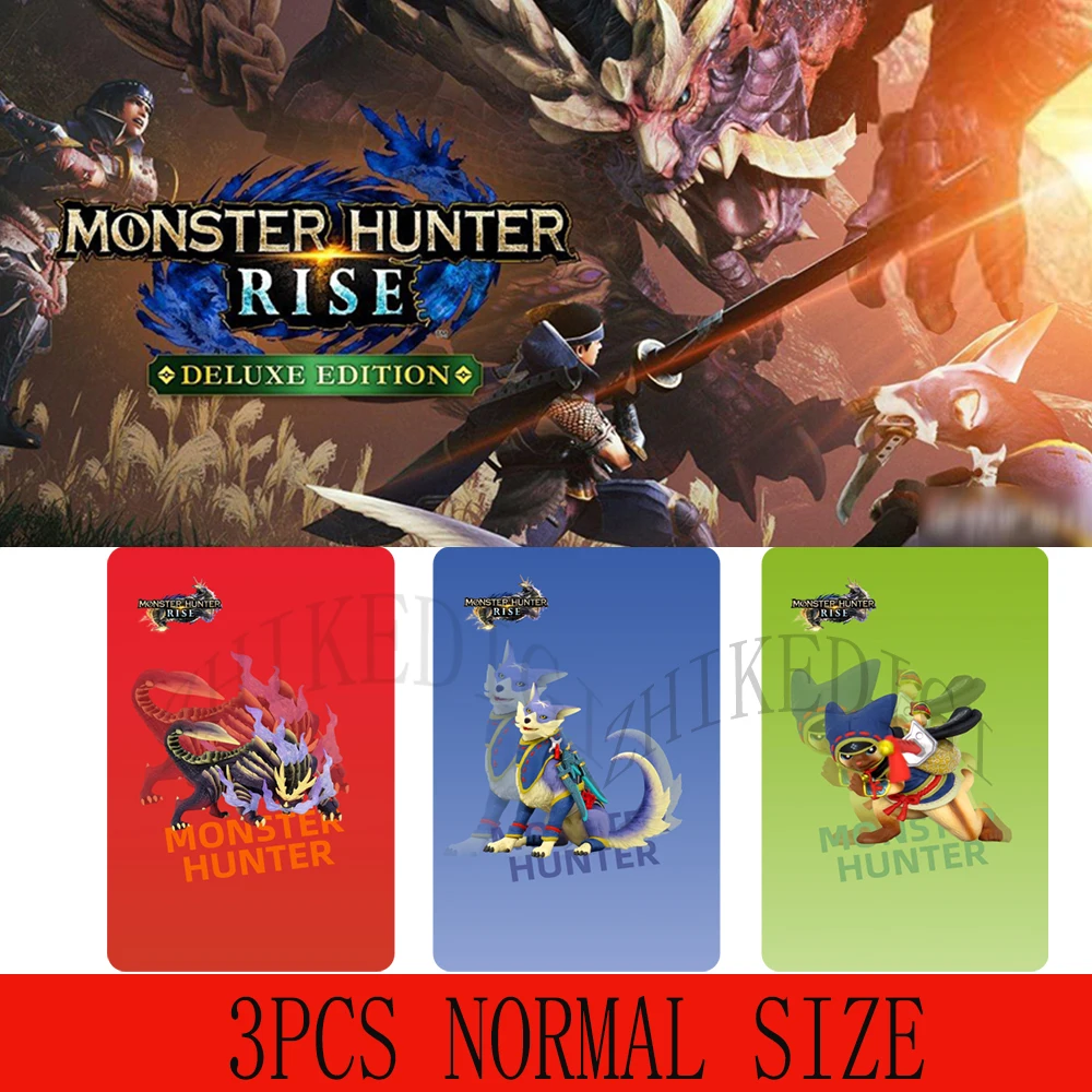 Карта памяти для Nintendo Switch Card Monster Hunter Rise Amiibo карта тигра дракона Ailu кошки NTAG215 -