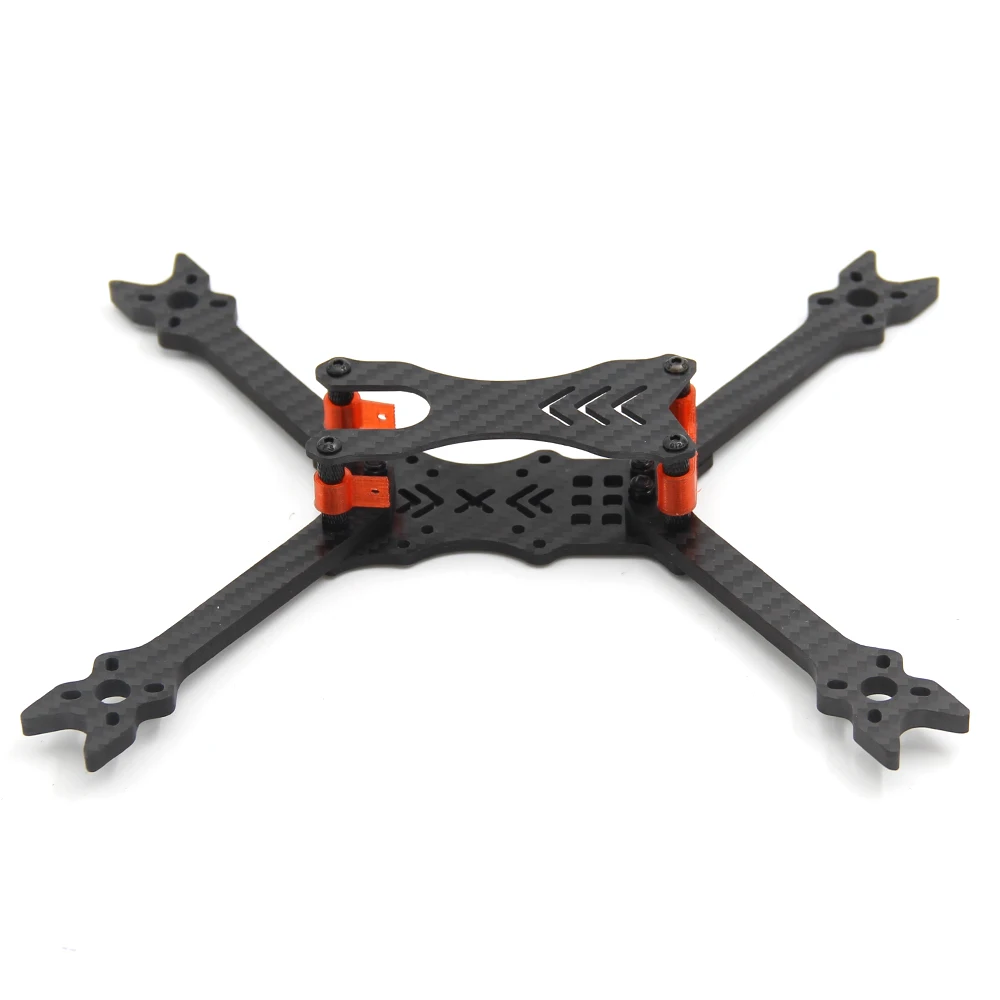 HANTU V2 5 дюймов 215 мм 215 чистый карбоновый каркас комплект с 5 мм arm TPU 3D печать для FPV RC cross racing drone quadcopter