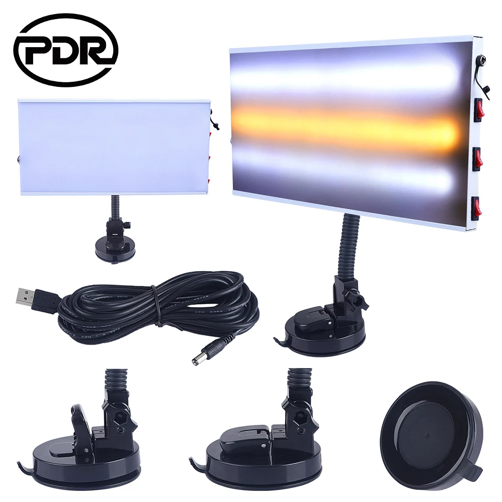 Super PDR-Reflector de abolladuras para coche, lámpara LED pdr, tablero de línea, herramientas de reparación de abolladuras, Detector de uso para la eliminación de abolladuras de carrocería