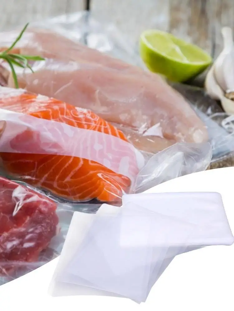 

100PCS Vacuum Sealer Bags Safe Pre-cut Storage Bag Food Saver