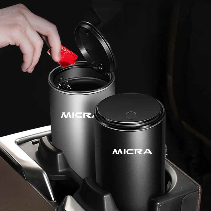 Автомобильная мусорная корзина из сплава портативная Съемная для NISSAN MICRA