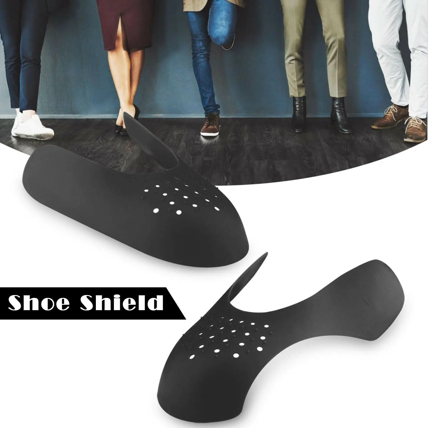 1 пара моющийся носок поддержка обуви защита кроссовок от складывания гибкая