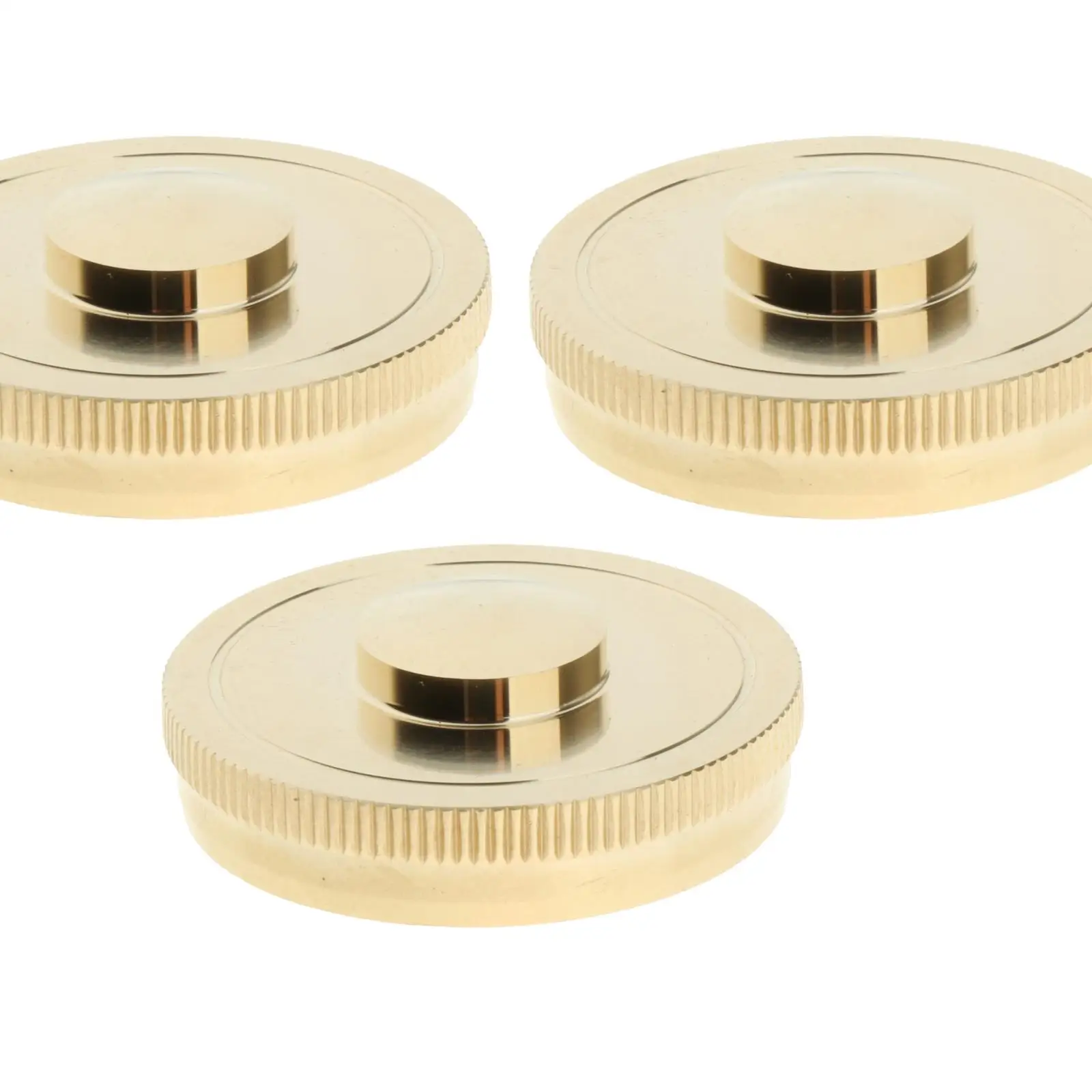 

Set of 3 Professional Metal Gold Keys Buttons for Tenor Saxophone Sax Key Parts