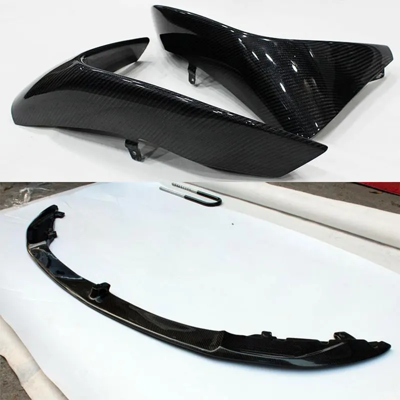 P-образный комплект для корпуса из углеродного волокна передний бампер губа и