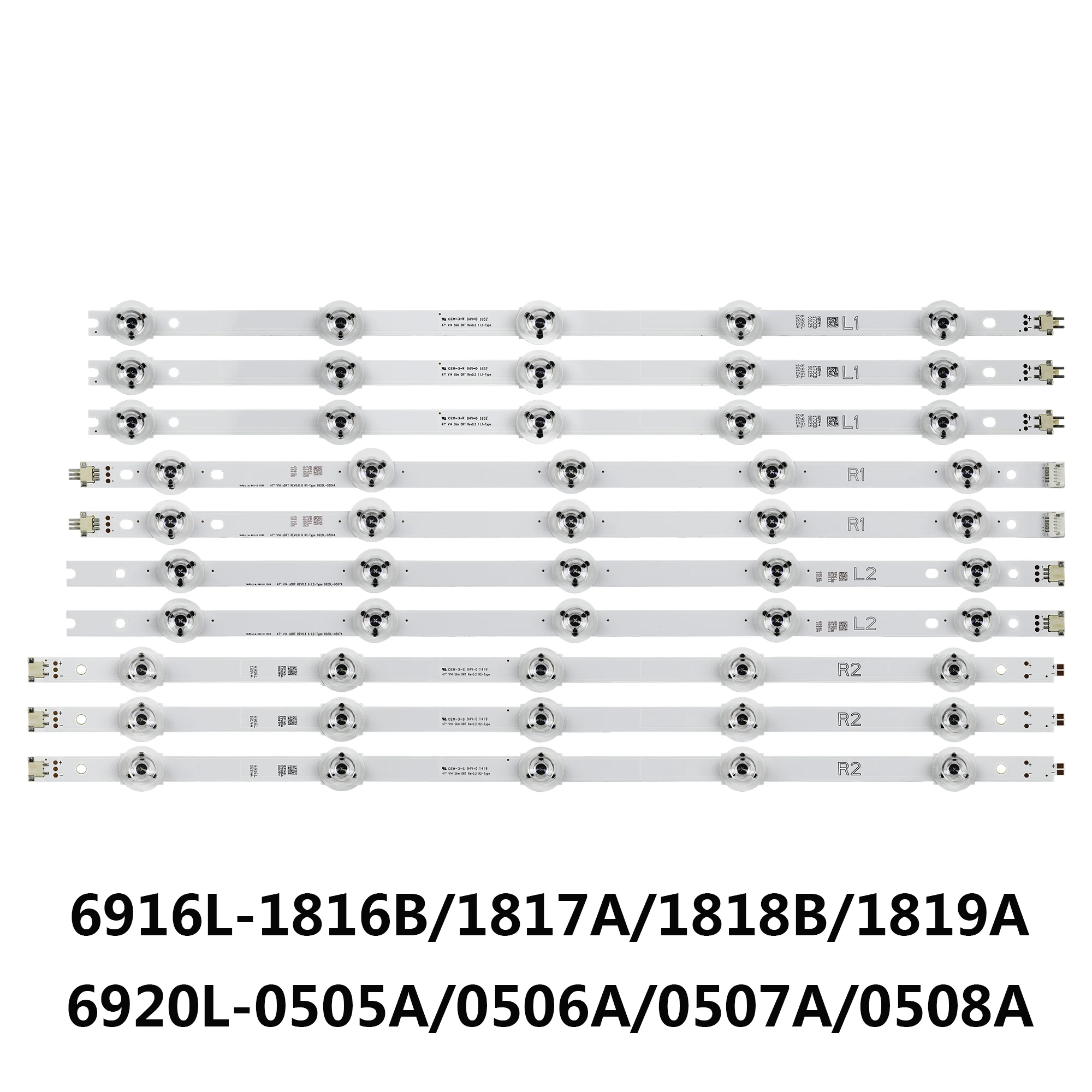 Светодиодная лента для LG 47 дюймов V14 sDRT REV0.8 6920L-0507A 6916L-1819A 6920L-0506A 6916L-1818B 47LB730V 47LB670V
