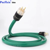hi end mains power cable hifi european standard power cord cable with 24k gold plated eu european schuko power connector iec