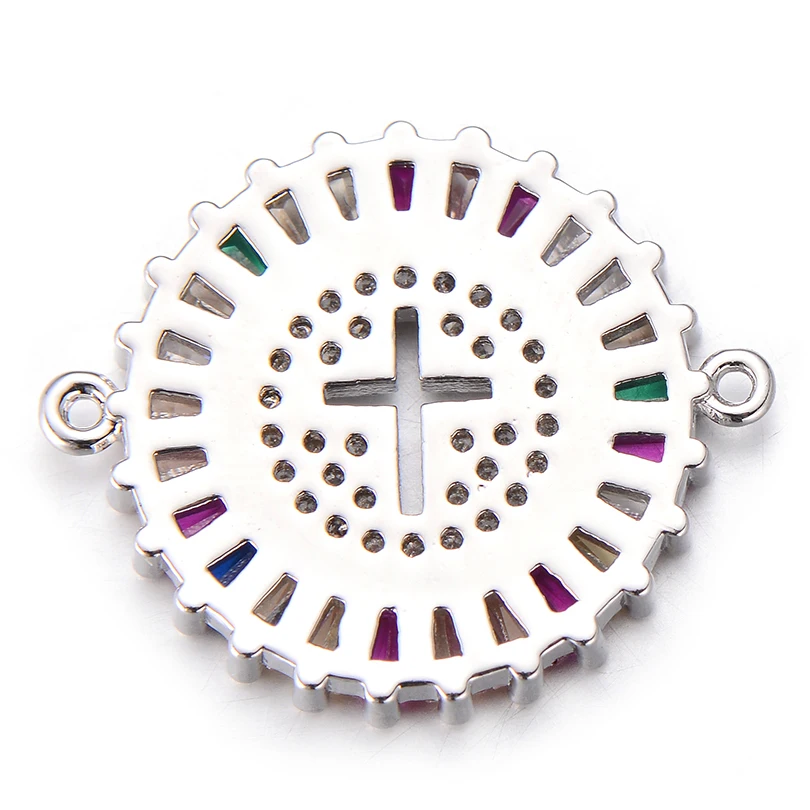 Круглые бусины Pipitree с микрозакрепкой из фианита для изготовления ювелирных