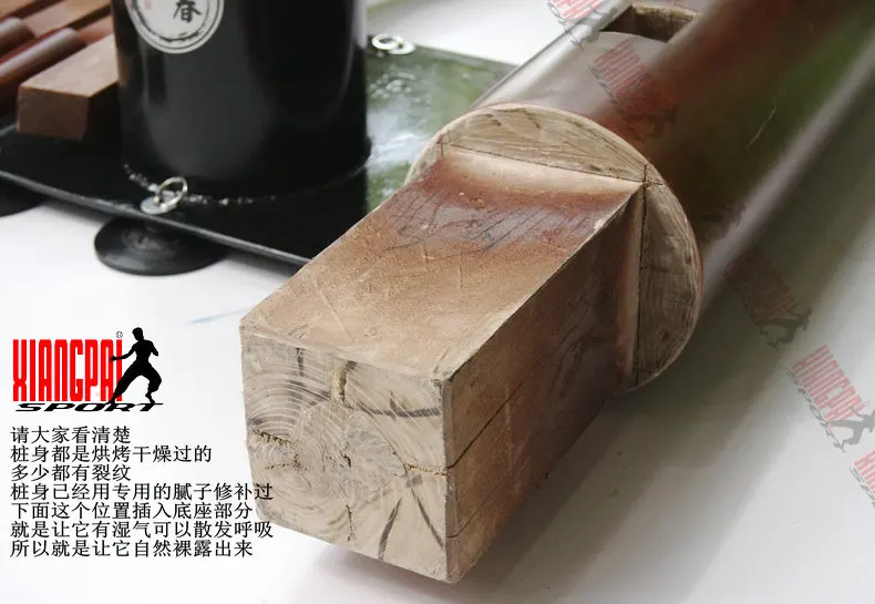 Профессиональная деревянная подставка на присоске, деревянный манекен Wing Chun, IP man, Брюс Ли Фошань, кунг-фу, тренировочный манекен