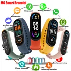 Смарт-часы M6 для мужчин и женщин, Смарт-часы с пульсометром, шагом, шагом, калориями, фитнес-трекером, спортивный браслет для смарт-часов iPhone, Xiaomi