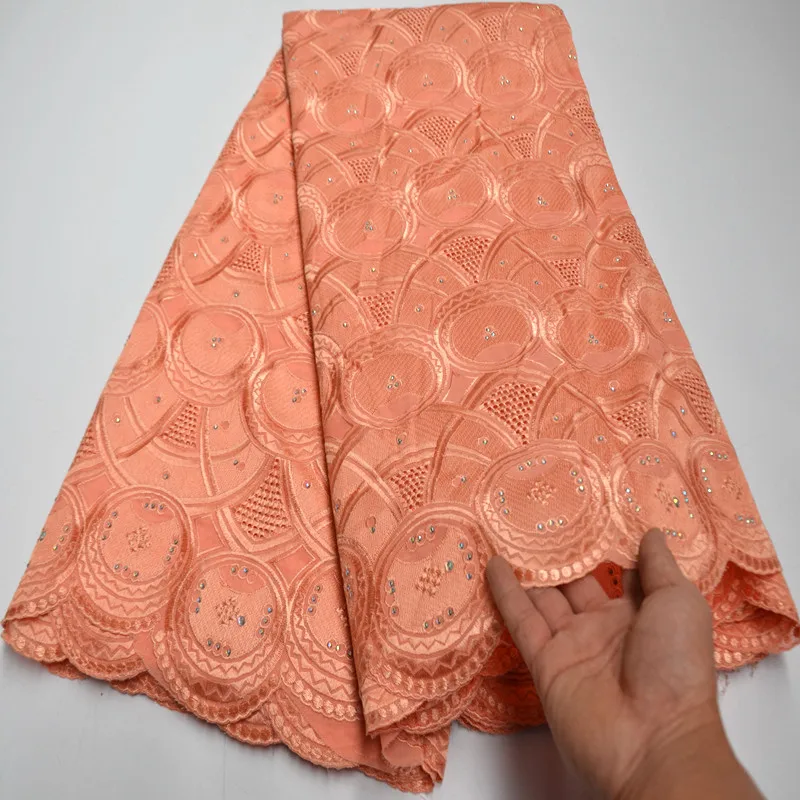 5 ярдов 100% хлопковое кружево швейцарская вуаль Высококачественная африканская