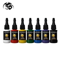high quality dragonhawk tattoo ink 7 pack primary color set 0 5oz bottles