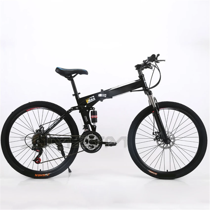 Verkaufen Variable Geschwindigkeit Mountainbike 24 Inch/26 Inch Rad Doppel Disc Brems Dämpfung Klapp Fahrrad Erwachsene Studenten Off Straße