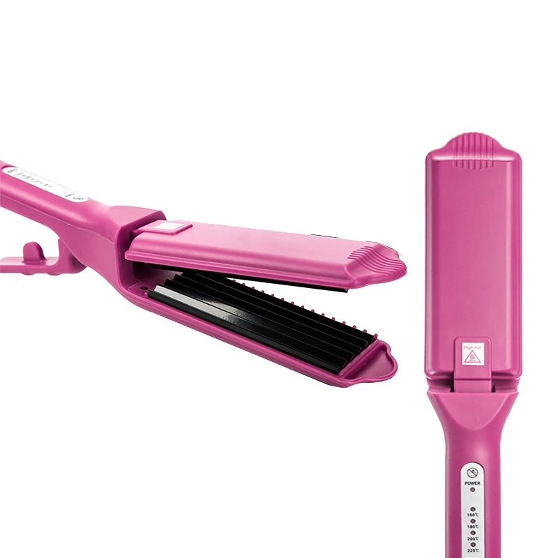 

Hair Straightener Curling Hair Iron Four-Gear Temperature Adjustment Ceramic Tourmaline Ionic Flat Iron